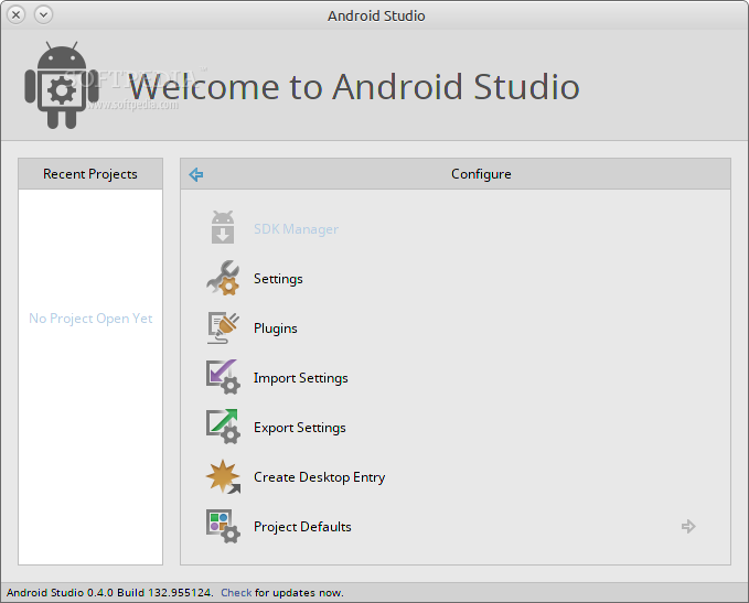 android studio logo low res linux