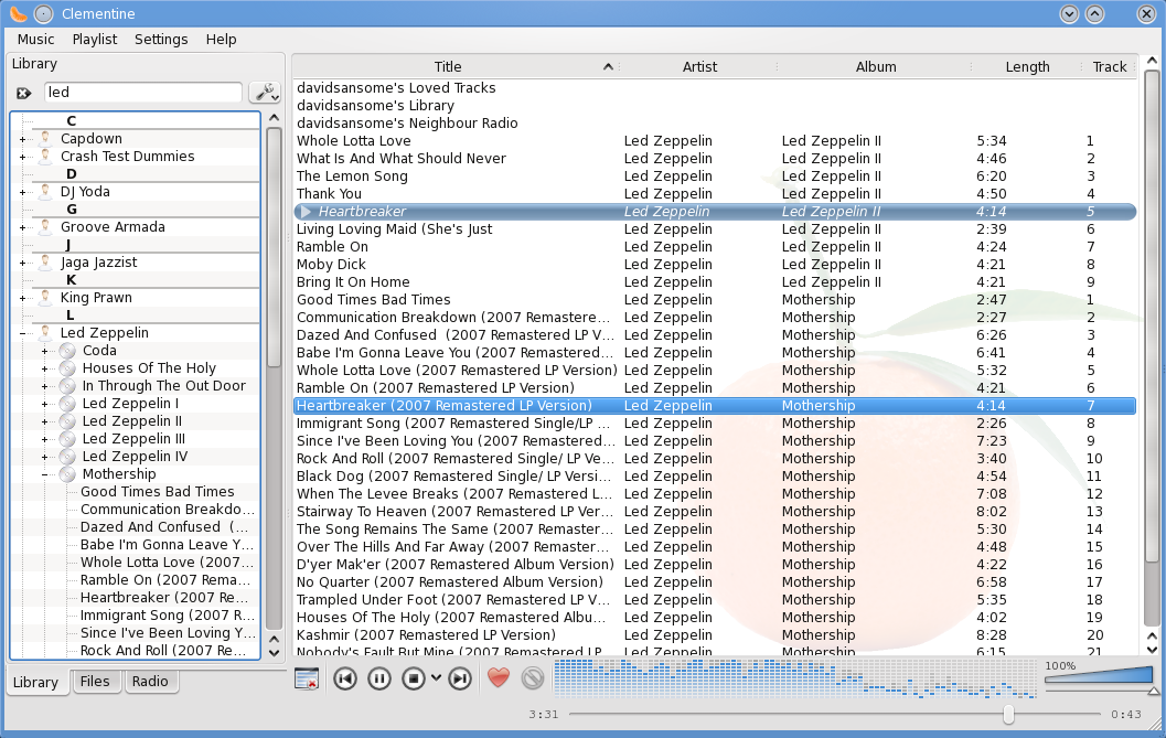 Clementine 1.4.0 RC1 (887) download the last version for apple