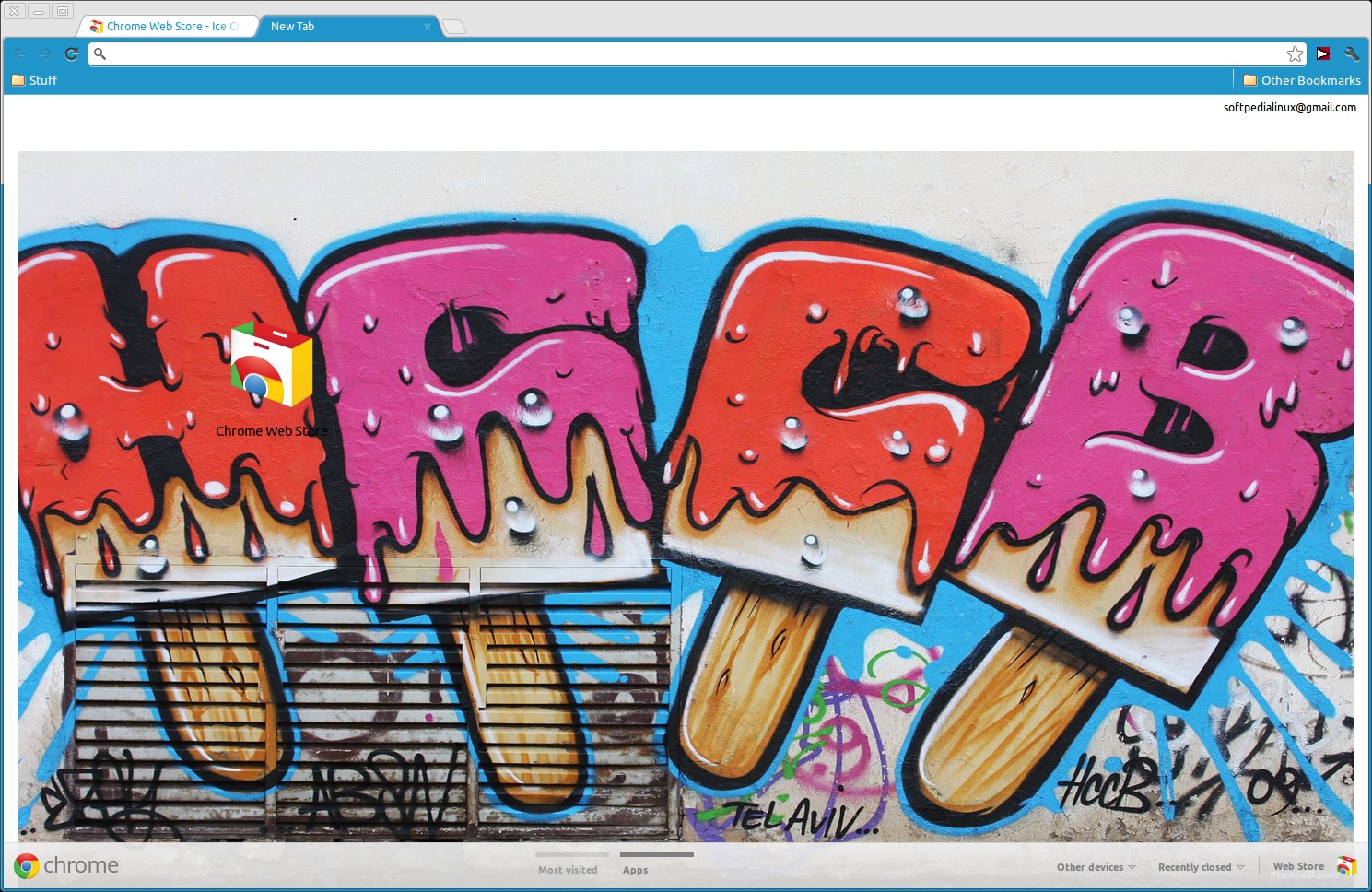 Граффити мороженое