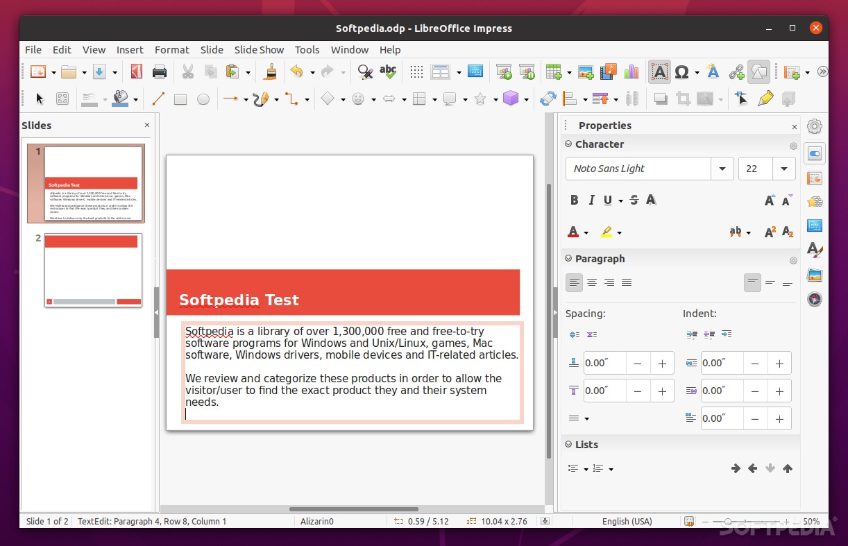 libre office powerpoint