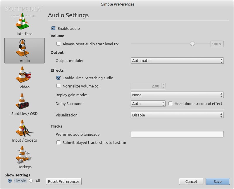 freeware advanced audio codec install vlc
