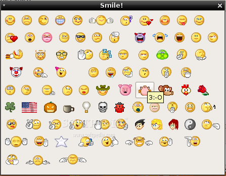 Y!IM 9 smileys for Pidgin (Linux) - Download