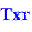 TXR icon