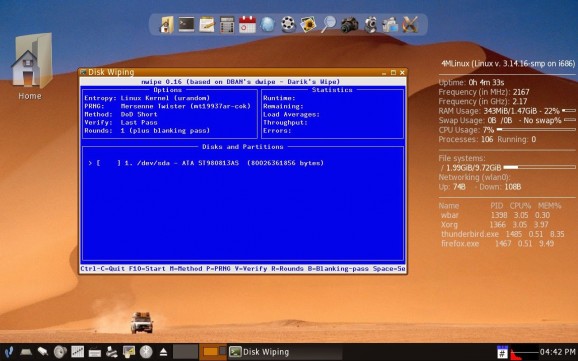4MLinux Rescue Edition screenshot