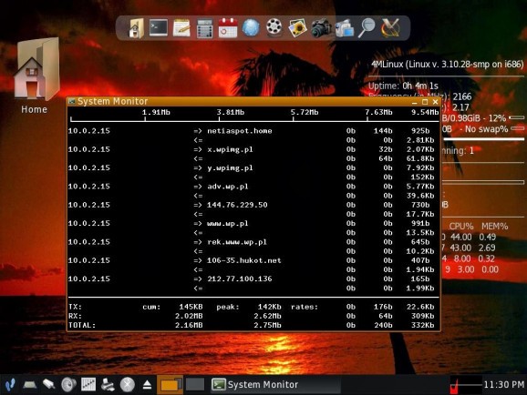 4MLinux Server Edition screenshot