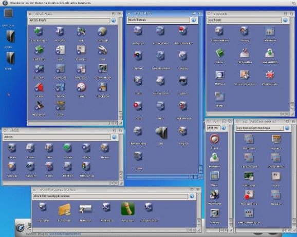 AROS Research Operating System screenshot