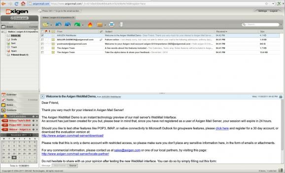 AXIGEN Mail Server Office Edition Free screenshot