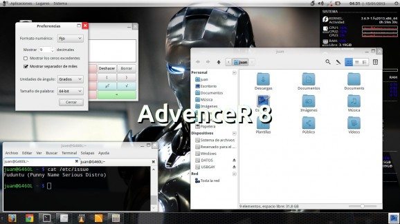 AdvenceR 8 screenshot