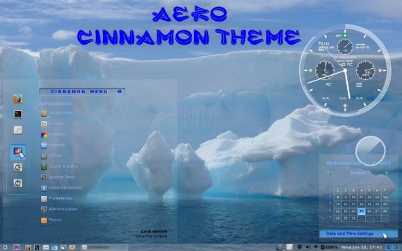 Aero Cinnamon Theme Pack (3 versions) screenshot