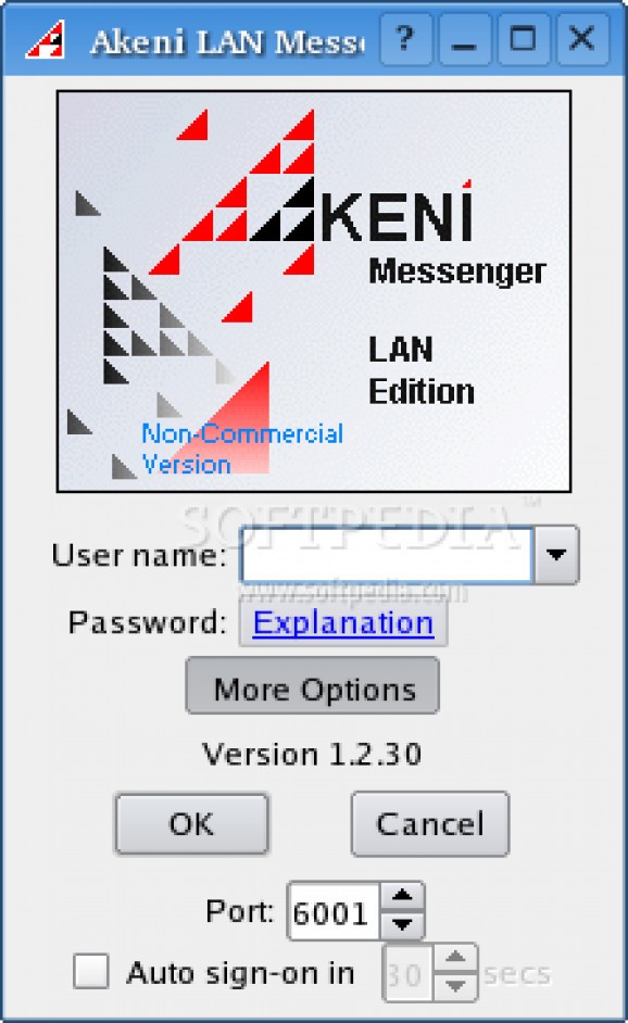 Akeni LAN Messenger screenshot