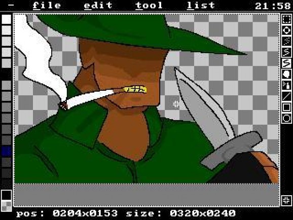 Allegro Sprite Editor screenshot