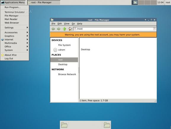 Alpine Linux screenshot