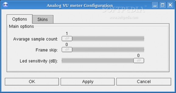 Analog VUmeter screenshot