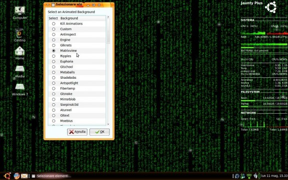 Animated Desktop (With XWINWRAP) screenshot