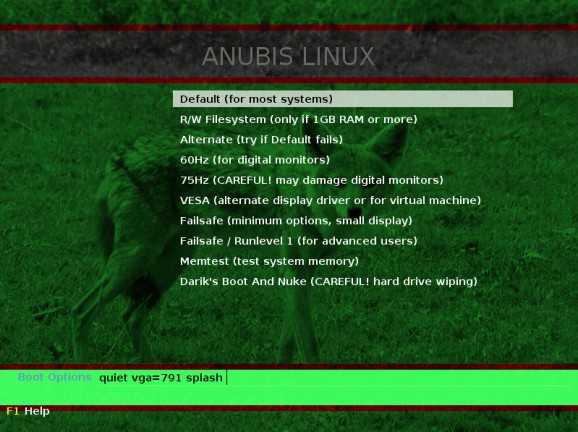 Anubis-Linux screenshot