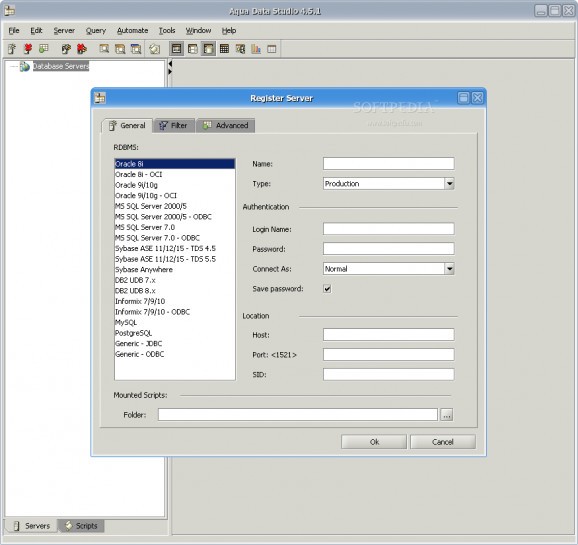 Aqua Data Studio screenshot