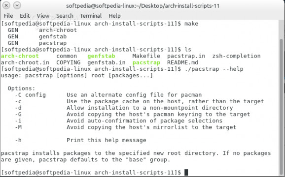 Arch Install Scripts screenshot