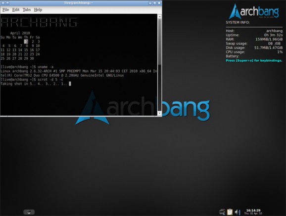 ArchBang screenshot