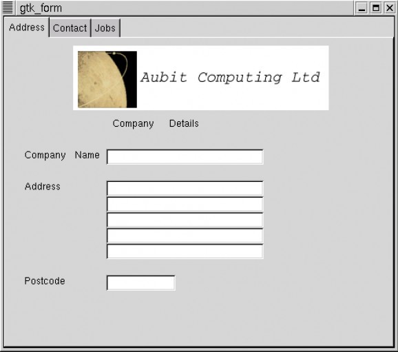 Aubit 4GL compiler screenshot