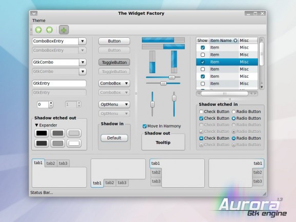 Aurora Gtk Engine screenshot