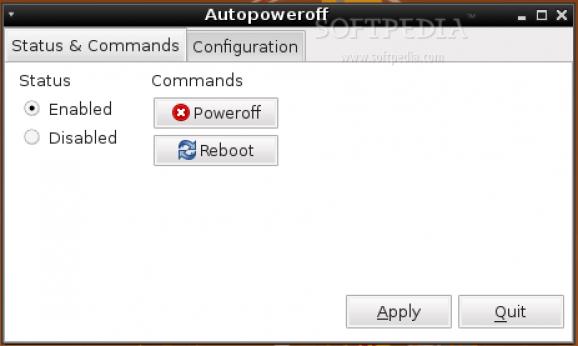 Autopoweroff screenshot