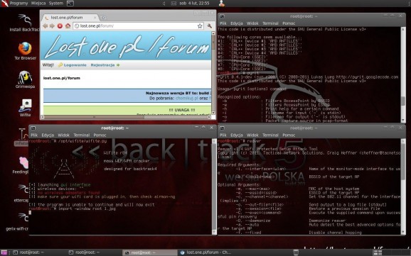 BackTrack Polish Edition screenshot