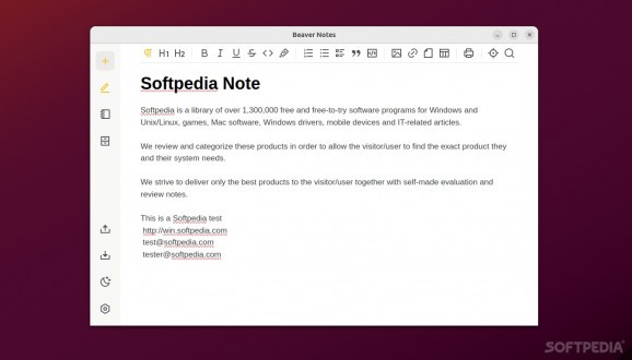 Beaver Notes screenshot