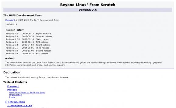 Beyond Linux From Scratch screenshot