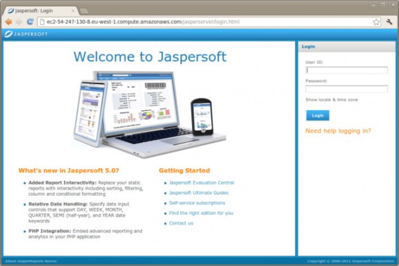Bitnami JasperReports Stack screenshot