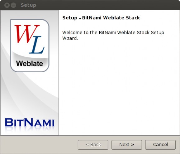 Bitnami Weblate Stack screenshot