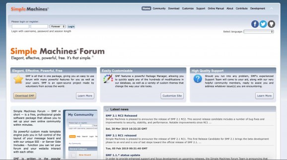Bitnami Simple Machines Forum Module screenshot