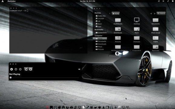 Black-Out-GTK Theme screenshot