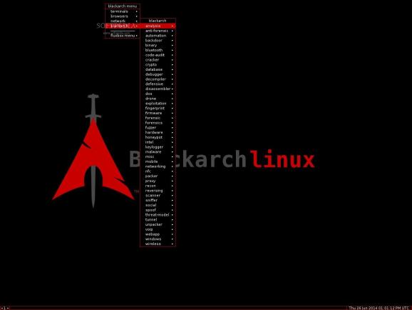 BlackArch Linux screenshot