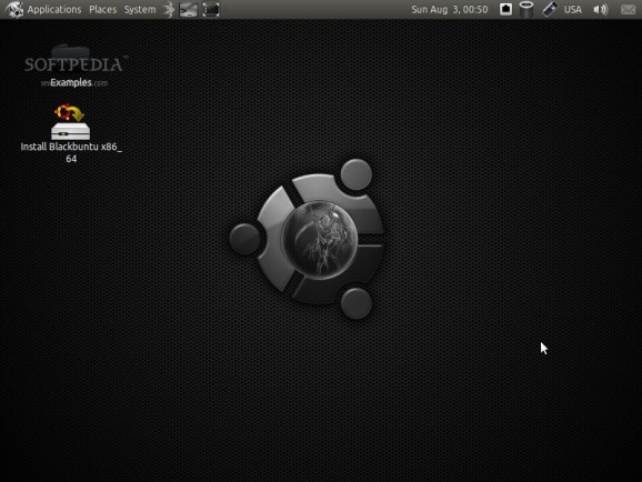 Blackbuntu Community Edition screenshot