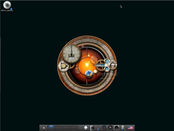 Bluestar Linux Desklite E17 GMA3600 screenshot