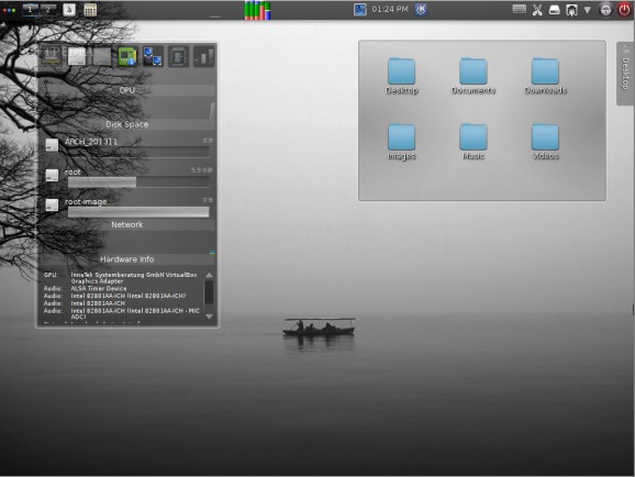 Bluestar Linux Desktop GMA3600 screenshot