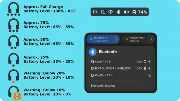 Bluetooth Battery Meter screenshot