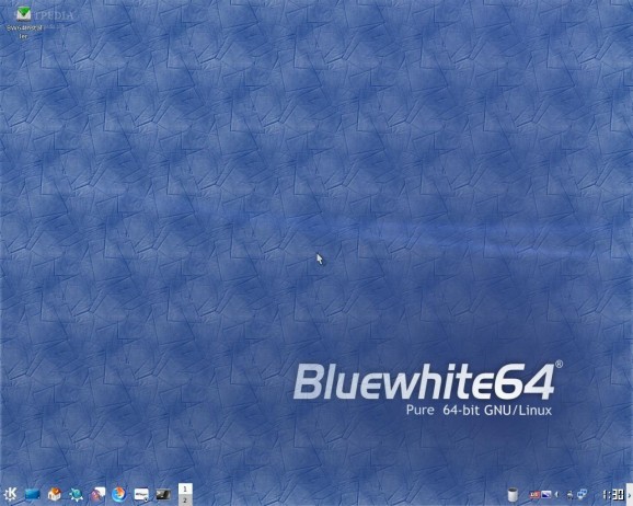 Bluewhite64 KDE3 Live DVD screenshot