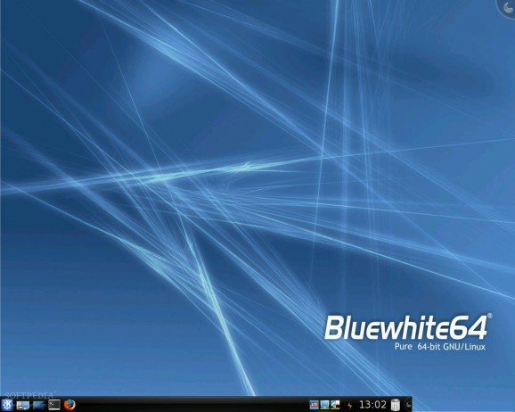 Bluewhite64 KDE4 Live DVD screenshot