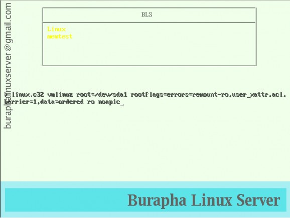 Burapha Linux Server screenshot
