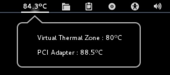 CPU Temperature Indicator screenshot