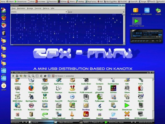 CPX-MINI USB screenshot