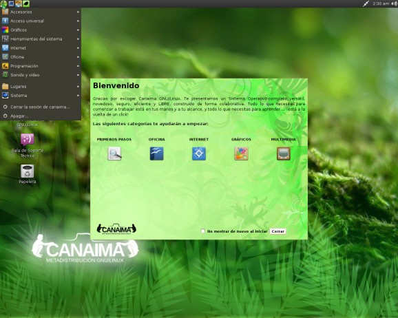 Canaima GNU/Linux screenshot