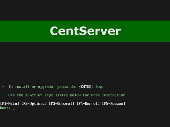 CentServer screenshot