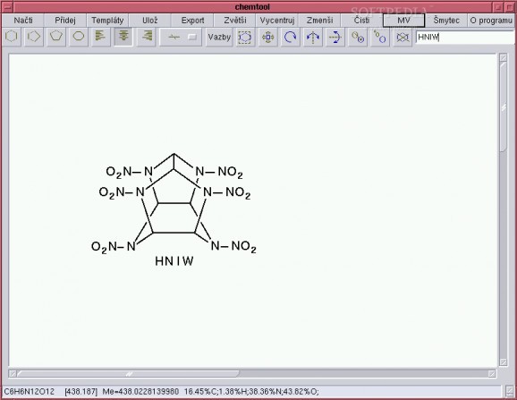 Chemtool screenshot