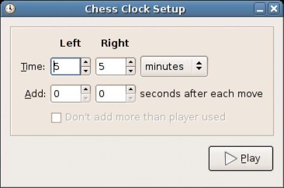Chess Clock screenshot