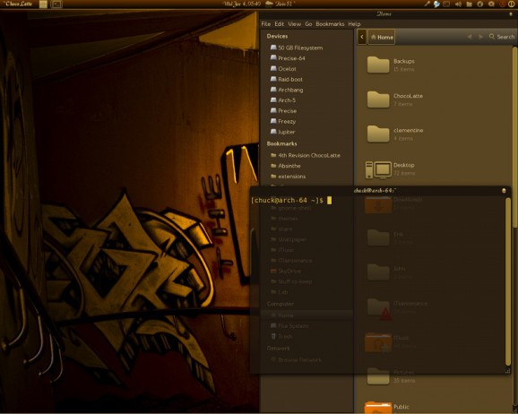 ChocoLatte for GNOME-Shell screenshot