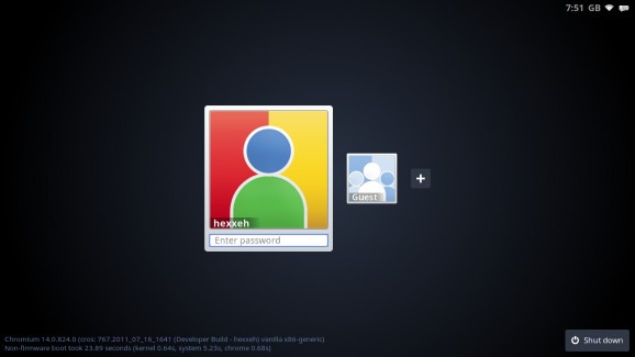Chromium OS Vanilla screenshot