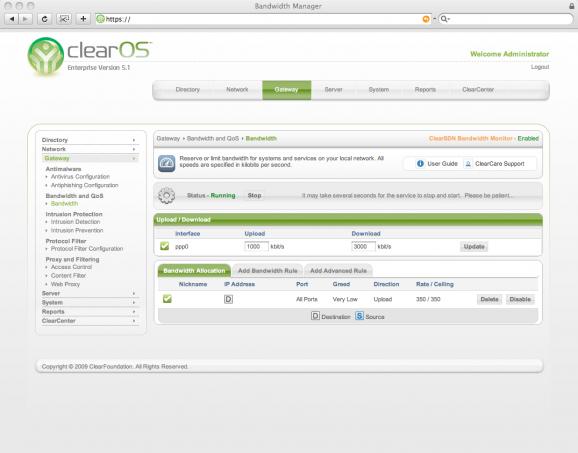 ClearOS Community screenshot