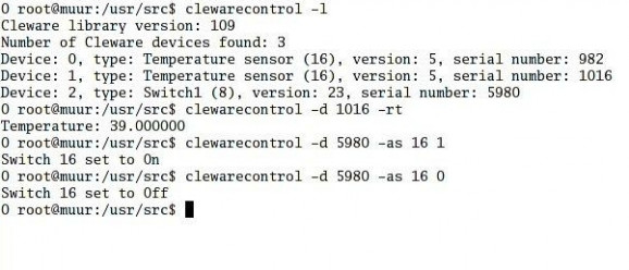 Clewarecontrol screenshot